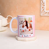 Front view of Personalised Mug daughters