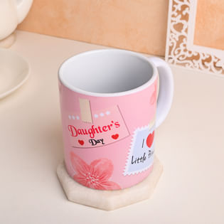 Top View of Personalised Mug daughters