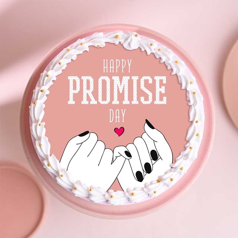 Promise Day Poster Cake