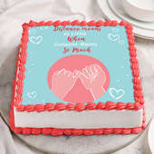 Promise Day Poster Cake