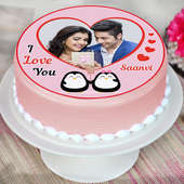 Photo Cake for Propose Day