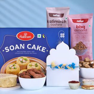 Protective Evil Eye Kids Rakhi With Sweets N Nuts