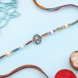 Sacred Shivling Pearl Rakhi