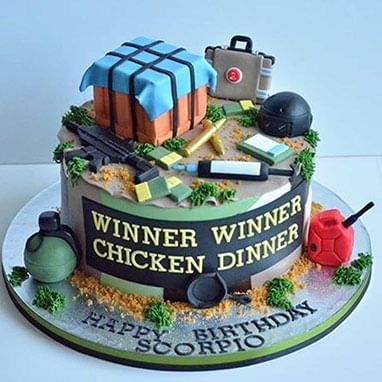 PUBG cakes, kids party cakes