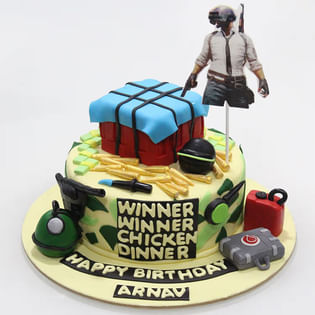 Pubg Battle Cake, Pubg Battle Theme Cake 