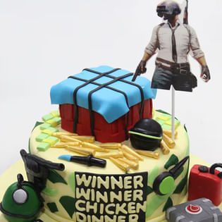 Pubg Battle Cake, Pubg Battle Theme Cake 