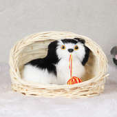 Pup in A Basket Love Gift