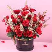 Pure Love With Red Roses