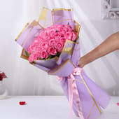 Pure Romance In Blushing Roses