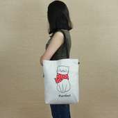 Purrfect Kitty Tote Bag: Daughter day gift