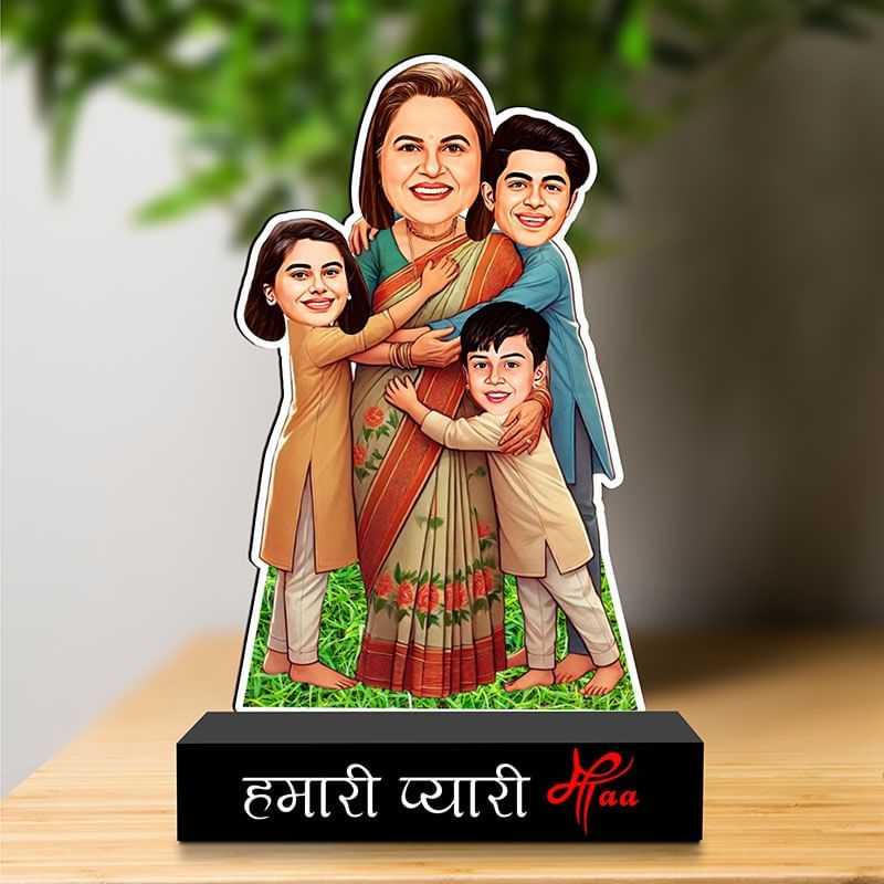 Pyaari Maa Personalised Caricature