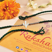 Quirky Cactus 925 Sterling Silver Rakhi