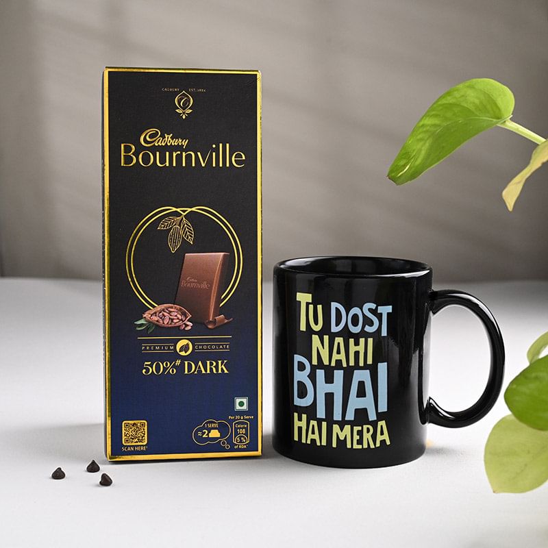 Quirky Coffee Mug And Chocolate Combo