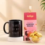 Quirky Coffee Mug And Chocolate Combo For Boss