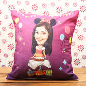 Caricature Quirky Cushion - Best Birthday Gift
