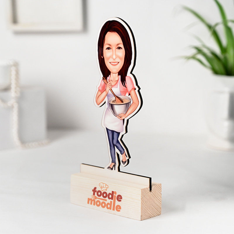  Foodie Moodie Caricature for women