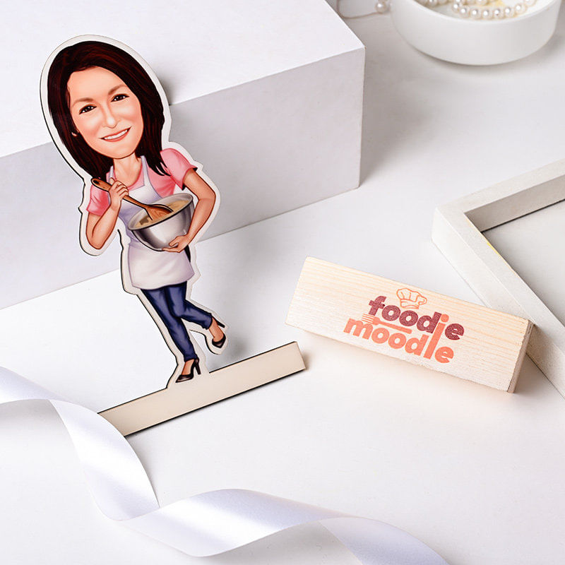 Quirky Foodie Moodie Caricature