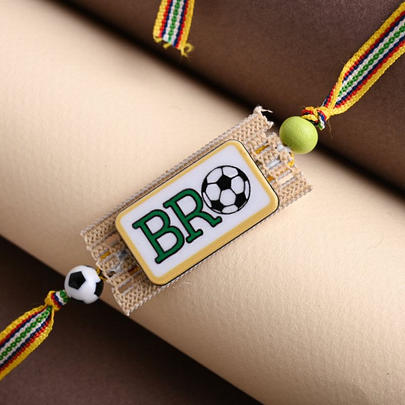 Send Quirky Football Rakhi - Fancy Rakhi for Brother online
