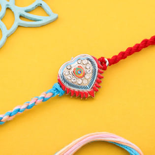 Quirky Heart Designer Rakhi