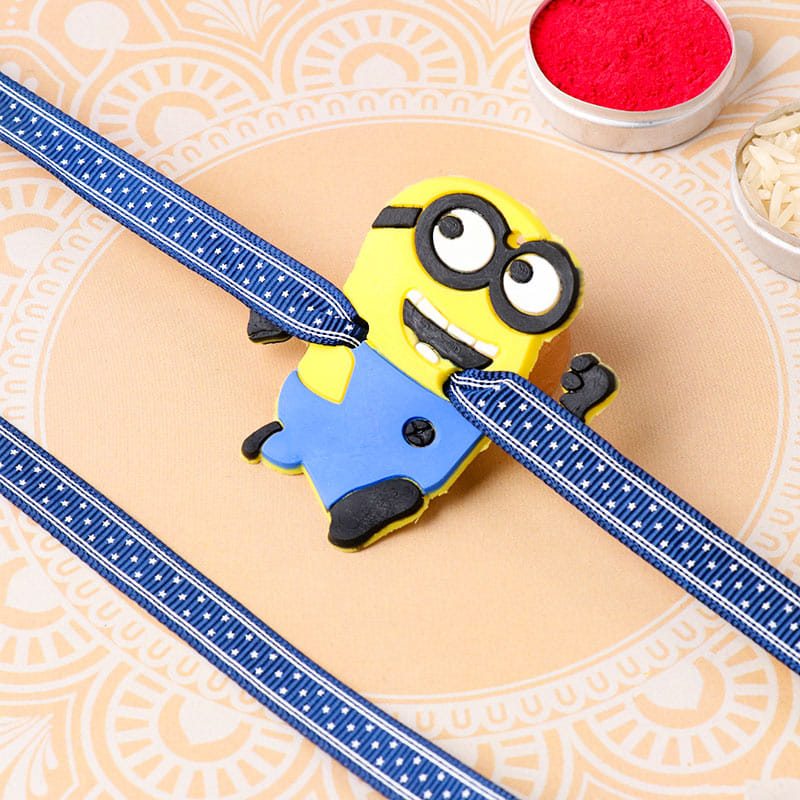 Quirky Minion Rakhi for Kids (Cartoon Rakhi)