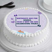 Quirky Quote Happy Birthday Cake