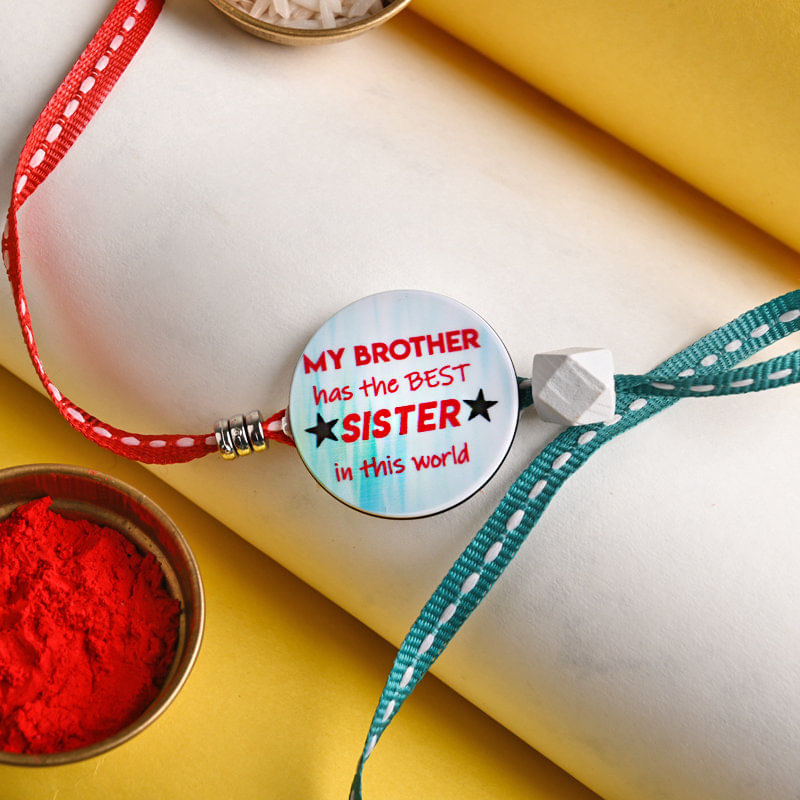 Send Fancy rakhi for Brother - Quirky Round Rakhi online
