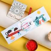 Order Fancy rakhi for Brother online - Quirky Round Rakhi