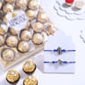 Radha Krishna Blessings Rakhi Duo With Chocolates