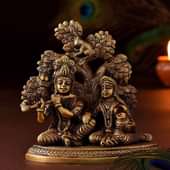 Radha Krishna Brass Idol