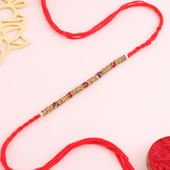 Radiant Bead Studded Rakhi