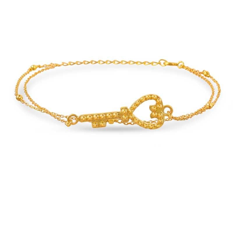 Radiant Key Motif Bracelet