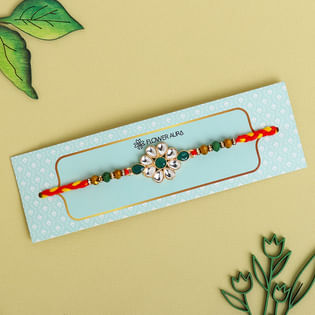 Embellished Floral Rakhi