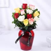 Radiant Mixed Rose Elegance