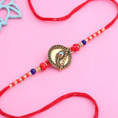 Radiant Mor Pankh Mirror Rakhi