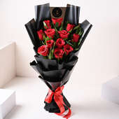 Radiant Red Roses Bouquet