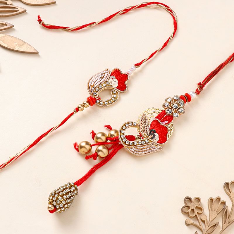 Radiant Resham Zari Bhaiya Bhabhi Set