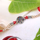 Product in Rakhi Gifts for Brother Online - Rainbow Stone Rakhi