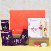 Product View in Rakhi Chocolate Signature Box : Rakhi Gift Box