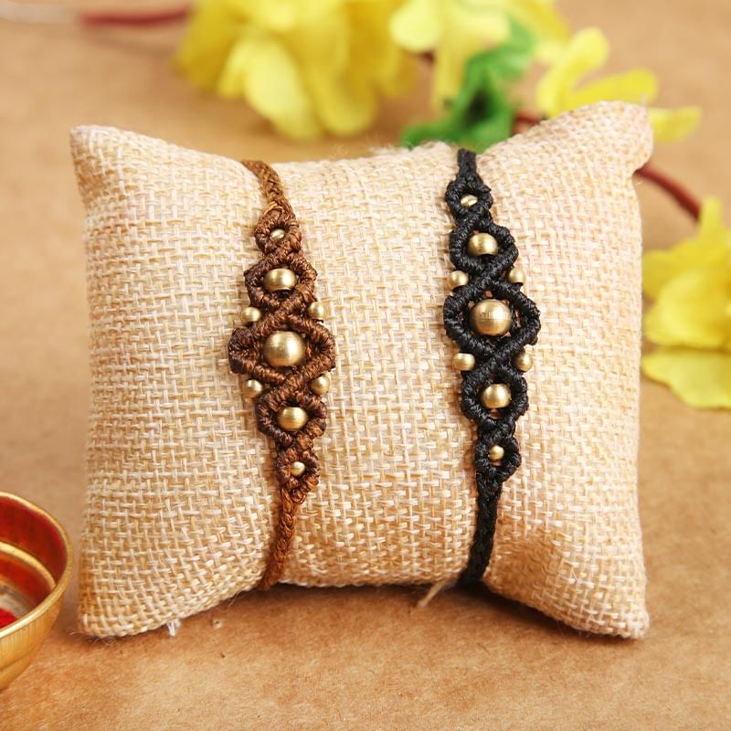Send Set of 2 Designer Rakhi Online