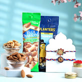 Rakhi with dry fruits for Canada