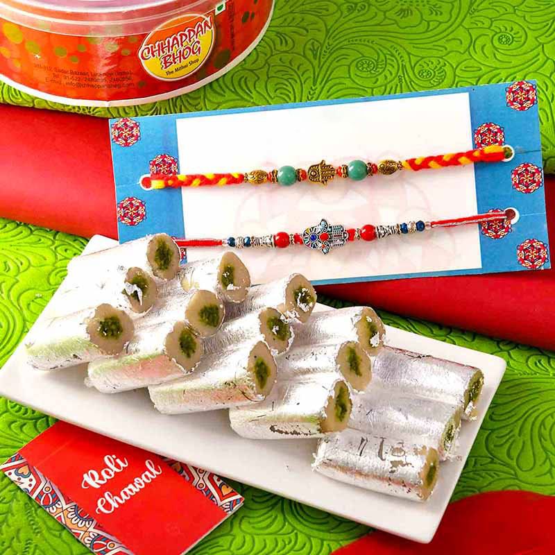 Send Rakhi With Pista Roll to UAE
