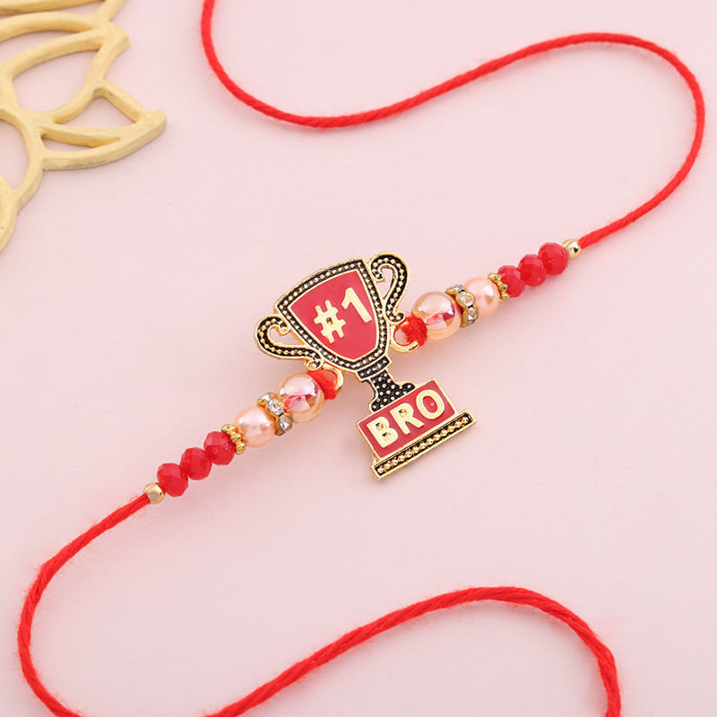 Best Bro Trophy Rakhi For Kids