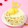 Rasmalai Cake With Love You More Topper