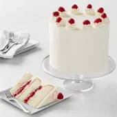 Vanilla Raspberry Cake