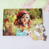 Personalised Jigsaw Puzzle Gift with Incomplete Solution
