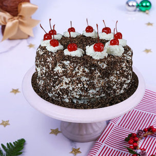 Red Cherry Black Forest Cake