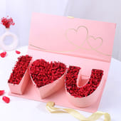 Love Confession With Red Gypsos