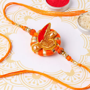 Red Jewell Designer Rakhi