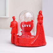 Buy Red Love Theme LED Showpiece Gift for Valentine
