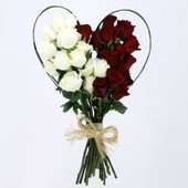Buy Red N White Beauty for Valentines Day